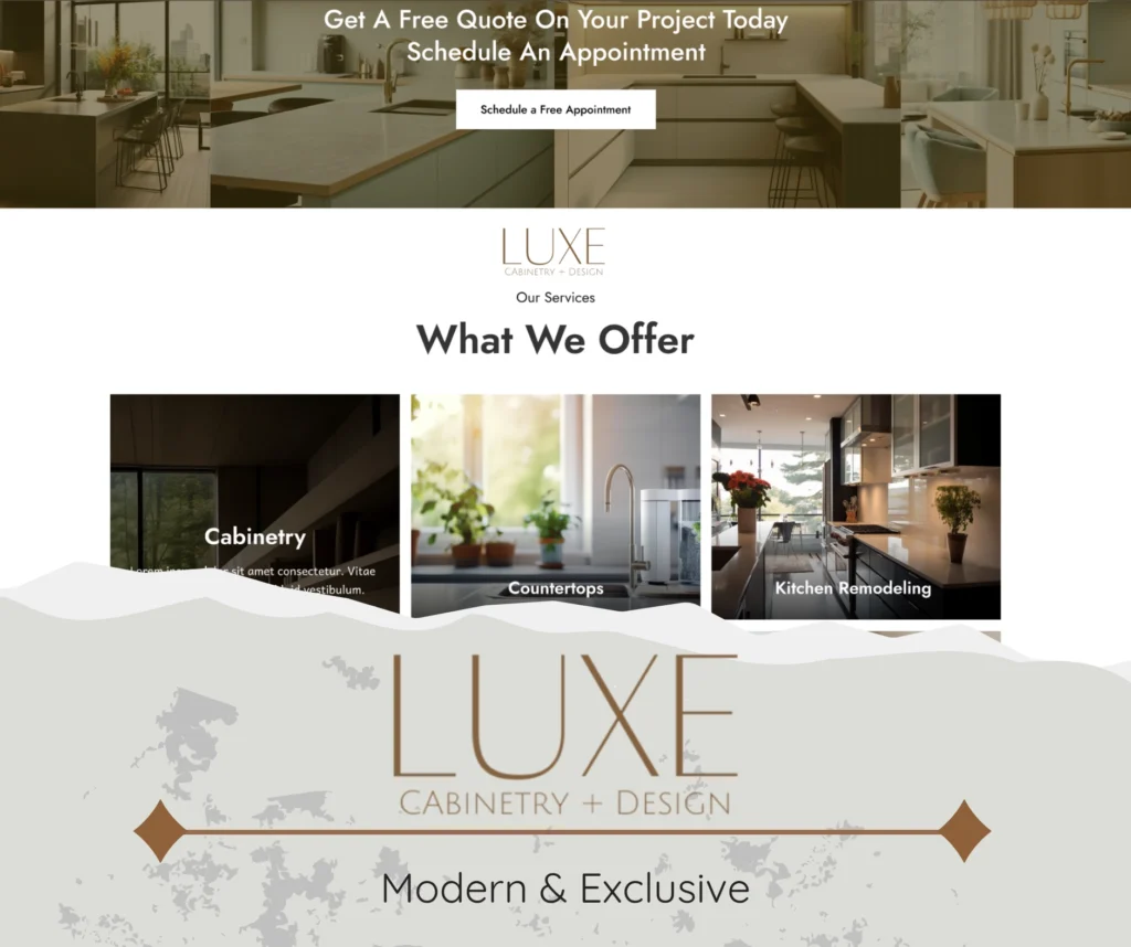 Luxe Cabinets - Aura Solution